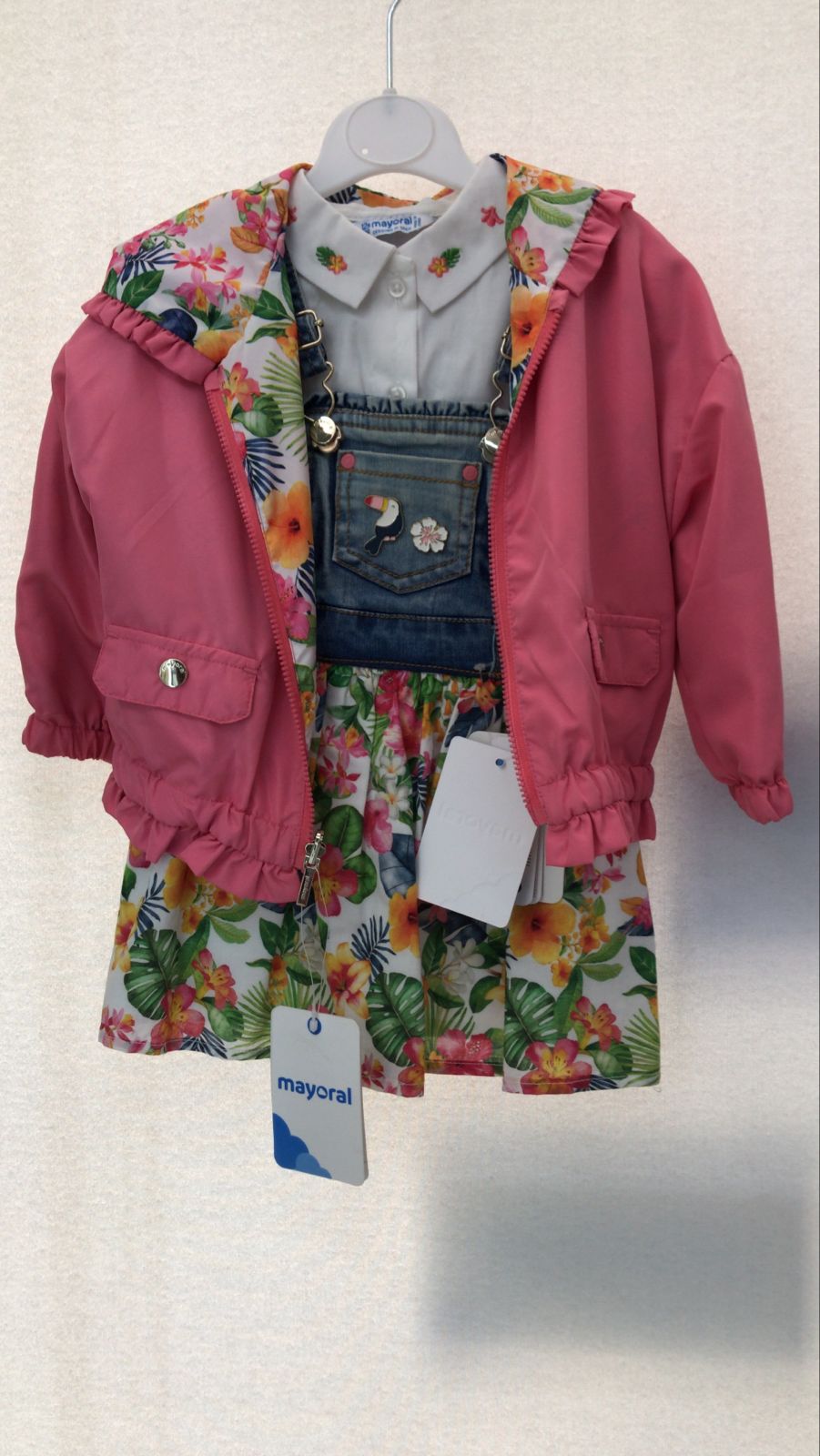 Conjunto de 3pza para Niña Mayoral 1903-1113 Talla 1 Año