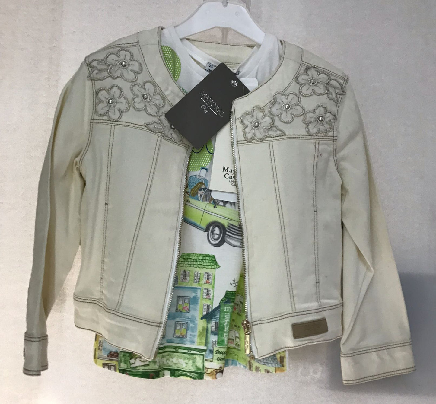 Conjunto de 3pz para Niña Puebla Mayoral 3097-44 Talla 4 Años
