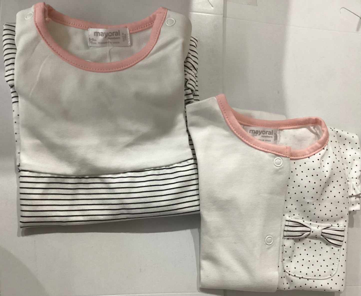 Mameluco para Niña Mayoral 2Pza 1718 Talla 6-9 Meses
