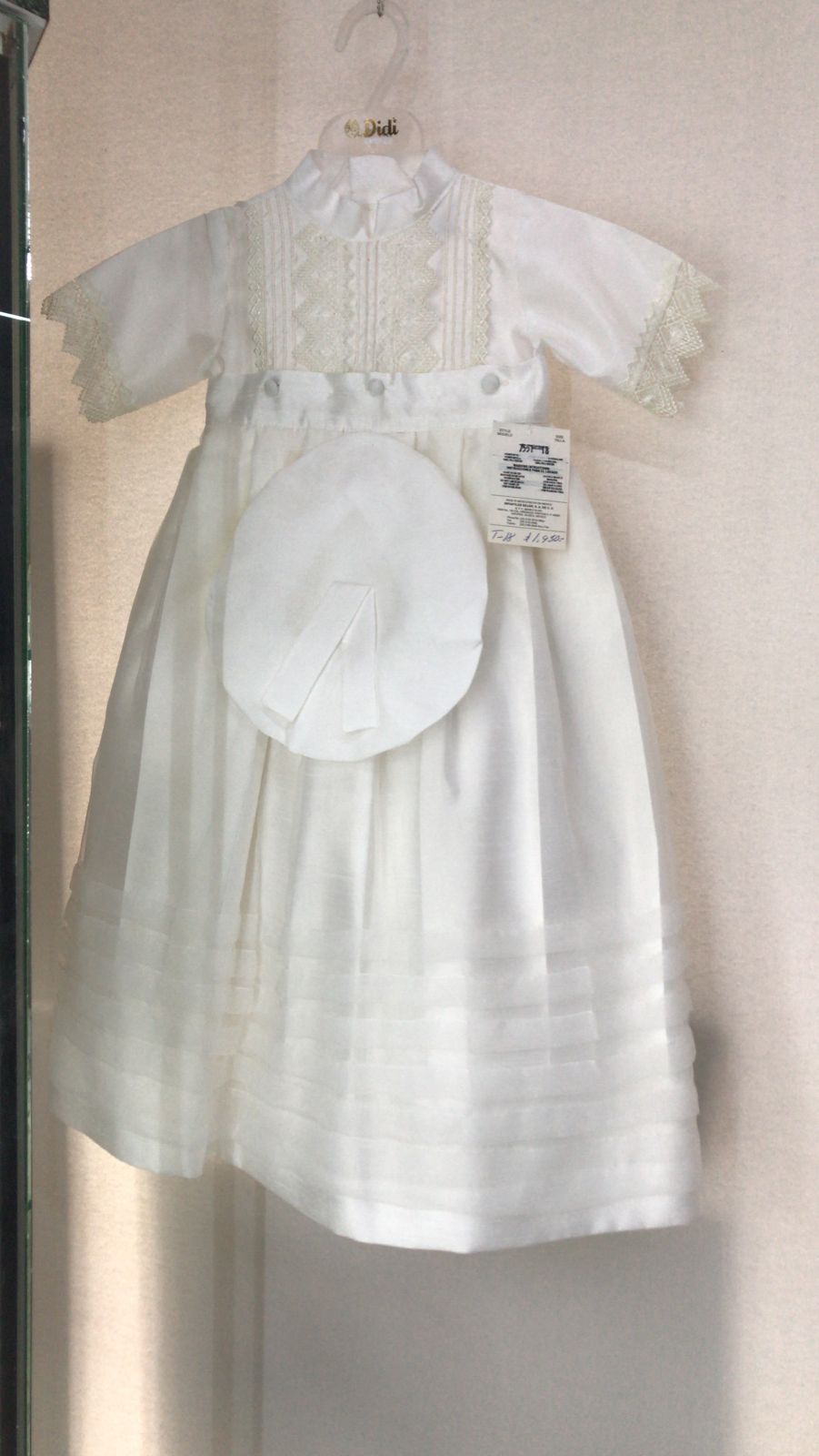 Ropon para Bautizo Niño Didi 7551-18 Talla 18 Meses