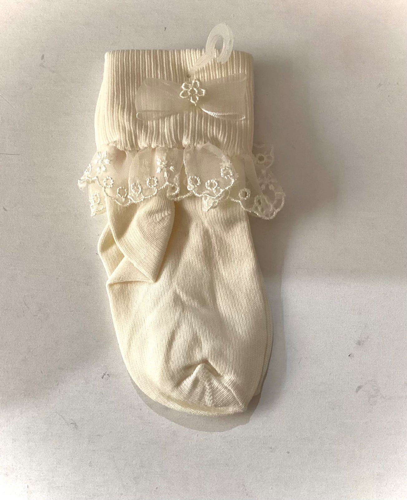 Tobilleras para Niña Alondra A509-Beige Talla 1-2 años