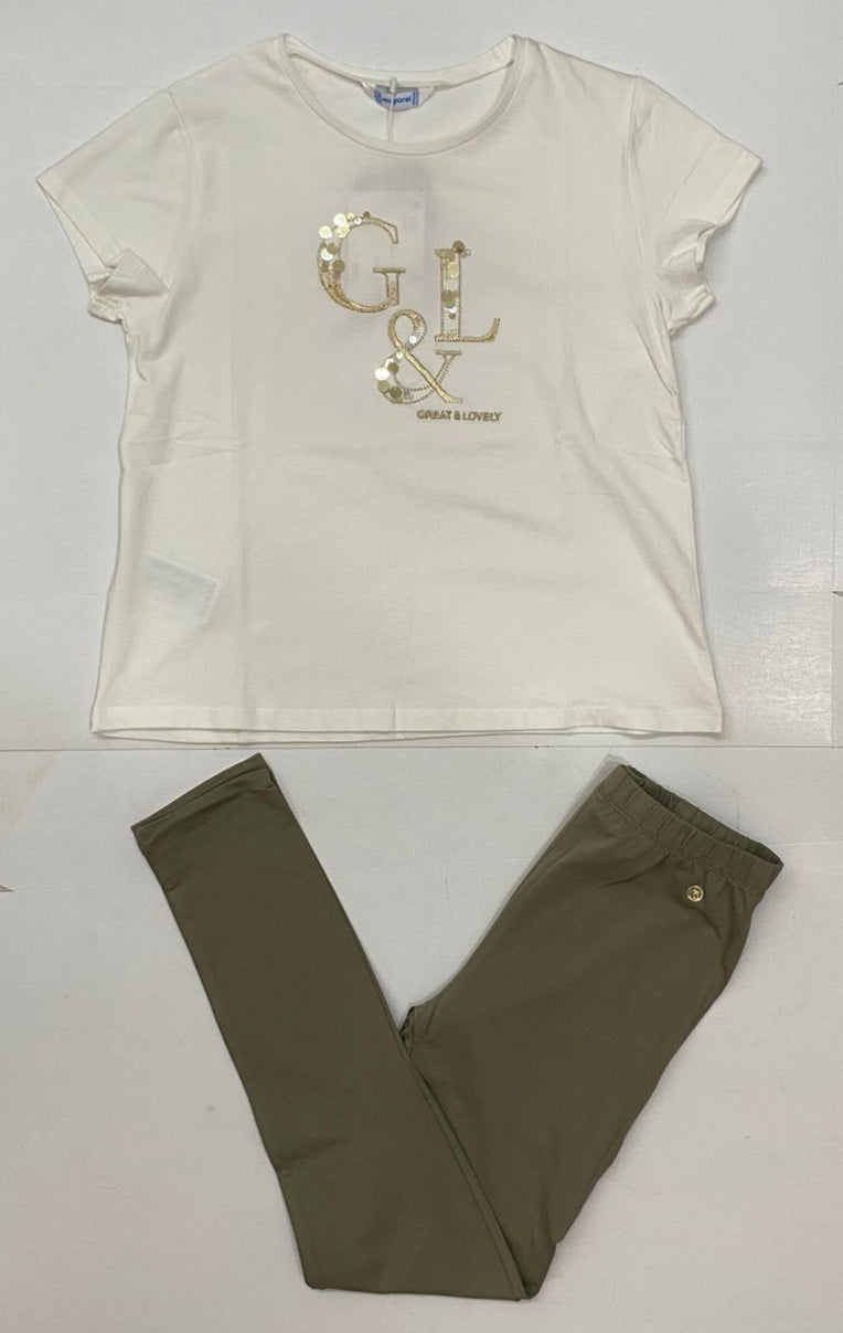 Conjunto de 2pza para Niña Puebla