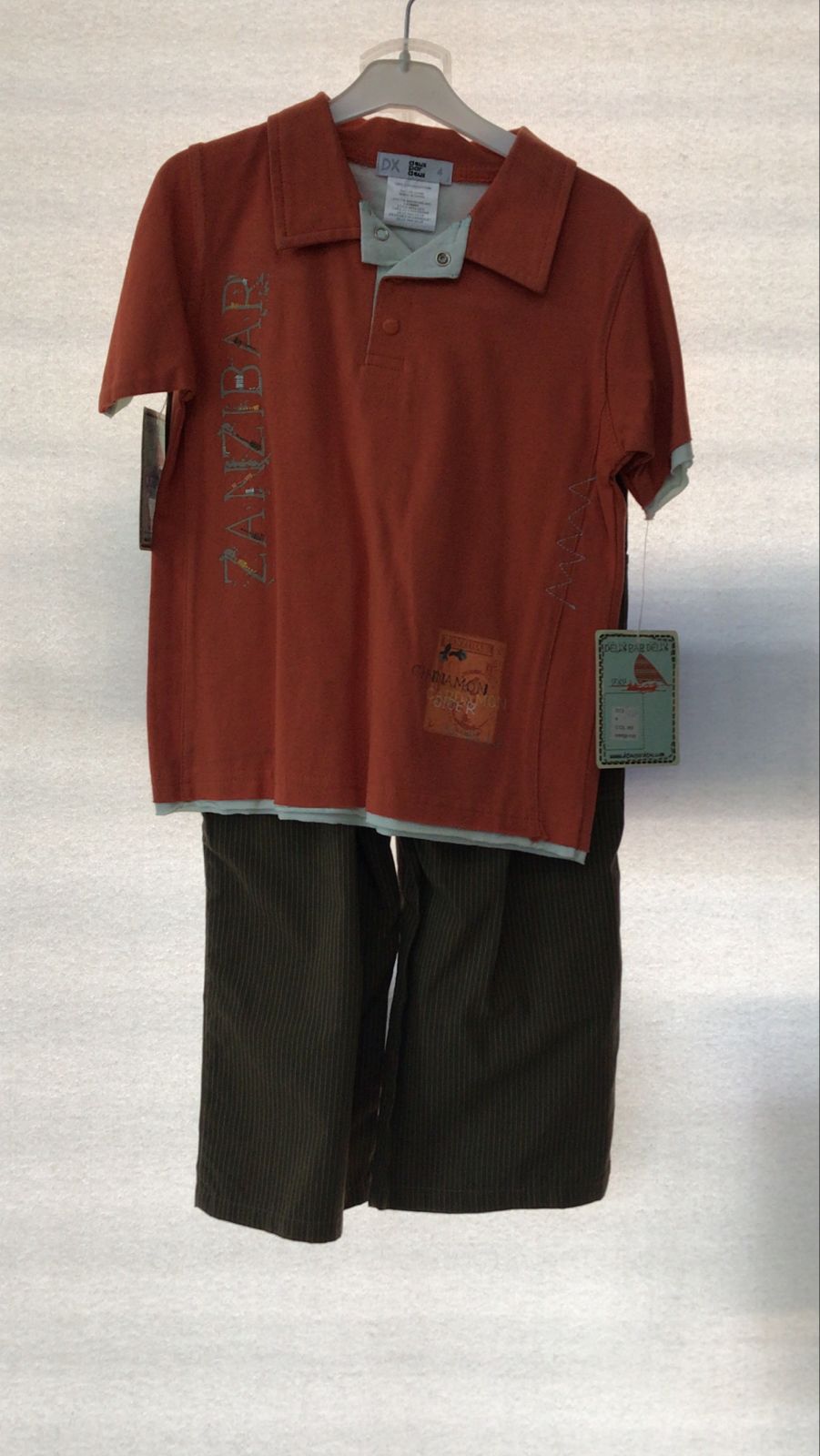 Conjunto para Niño Deux par Deux 072 Talla 4 Años