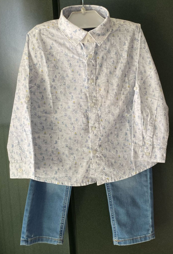 Conjunto de 2pza para Niño Puebla