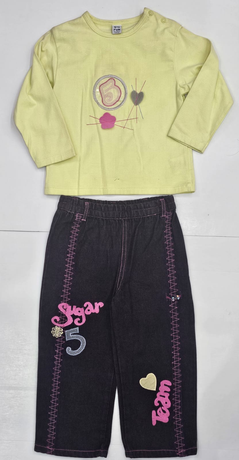 Conjunto de 2pza para Niña Puebla