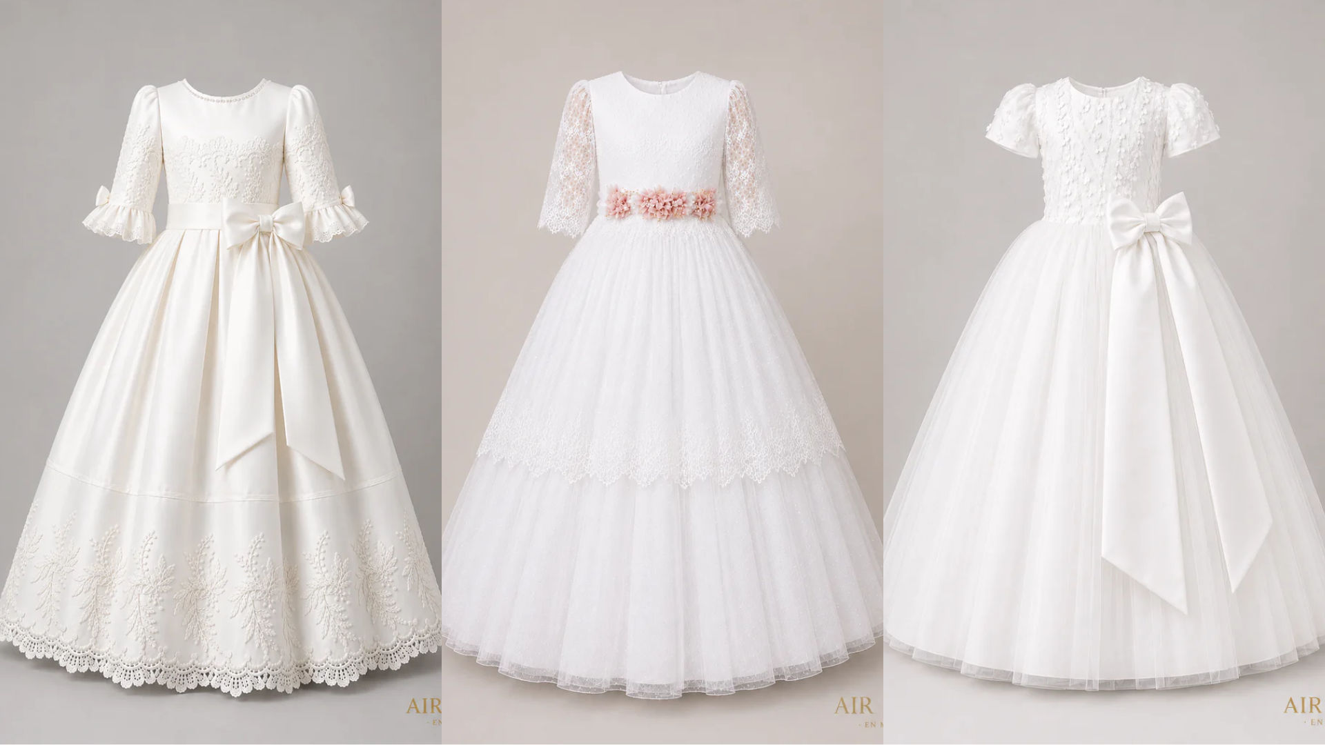 Vestidos de primera comunión para niñas