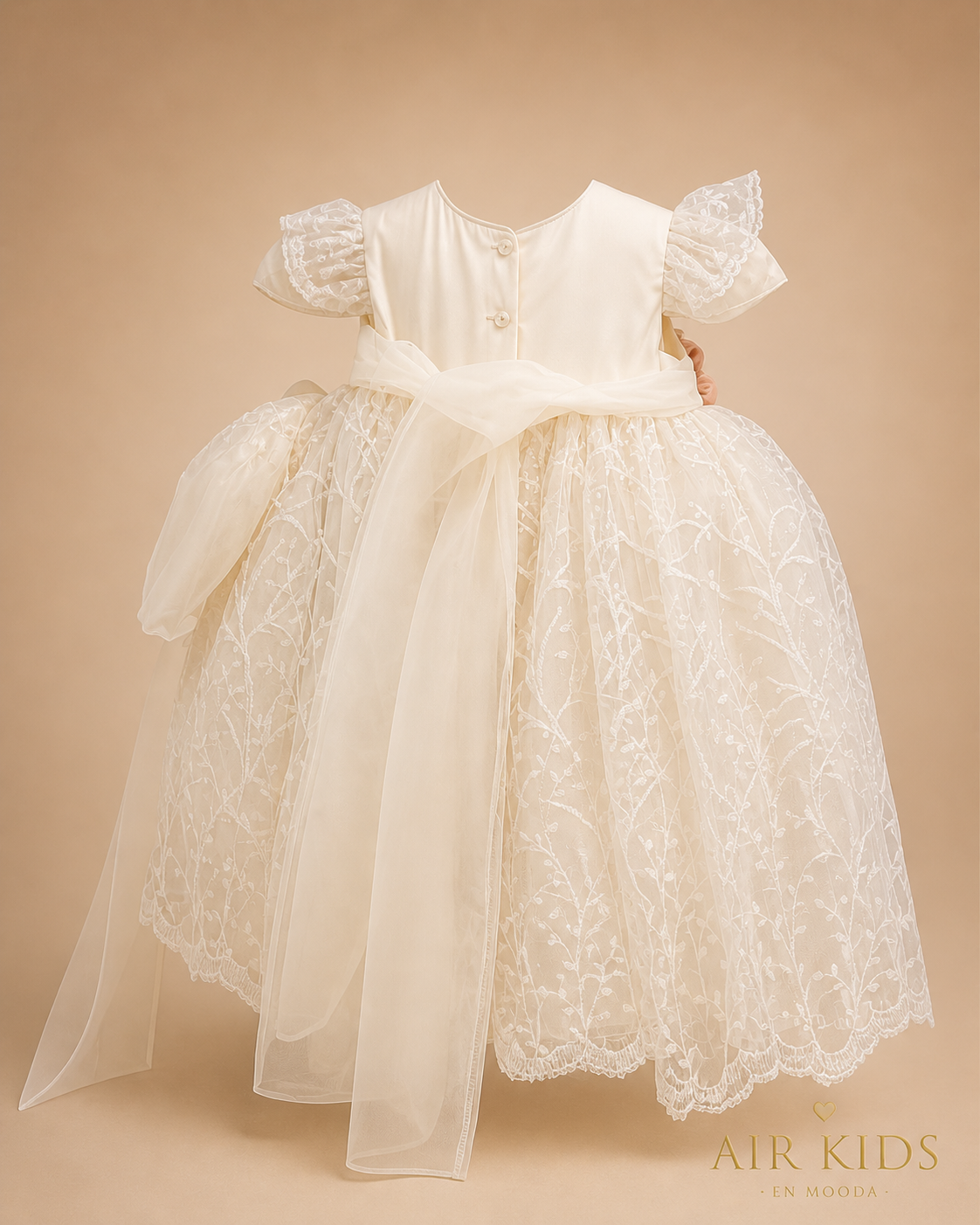 Ropon de Bautizo para Niña 1433 Talla Uni