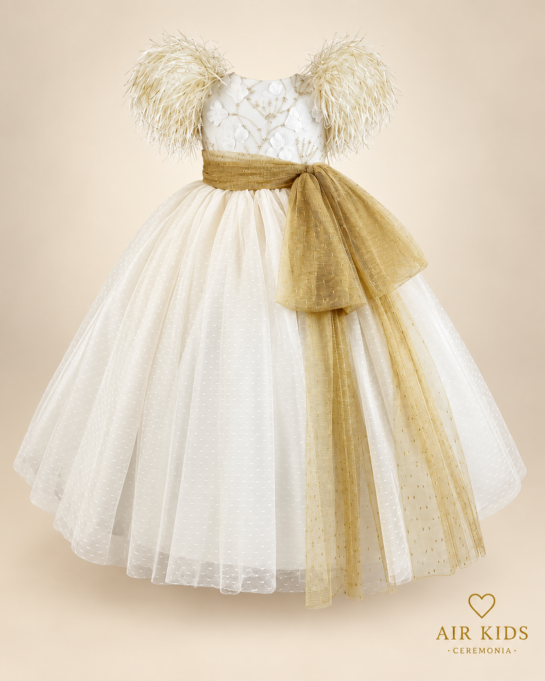 Vestido de fiesta para niña con corona 25-503 Talla 16 años