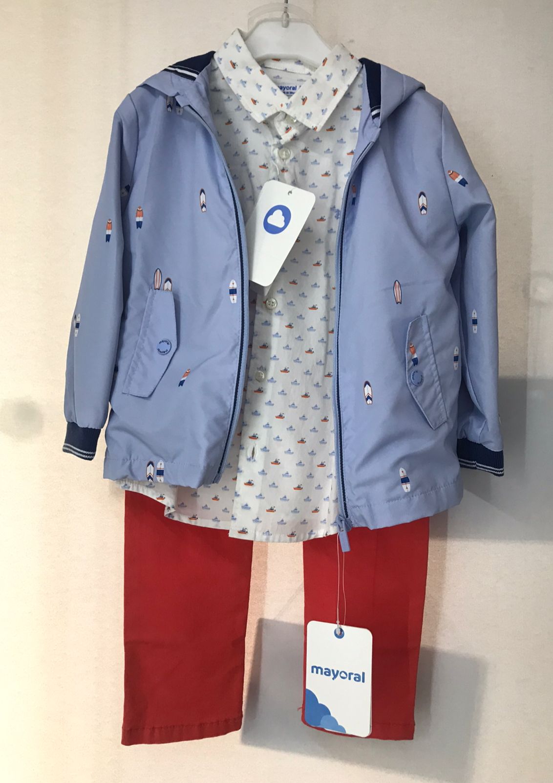 Conjunto de 3pza para Niño Puebla