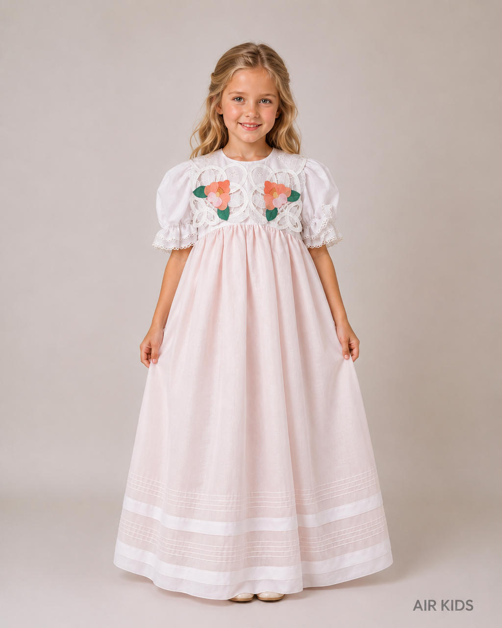 Vestido de Fiesta para Niña Sole 020 Talla 6 Años