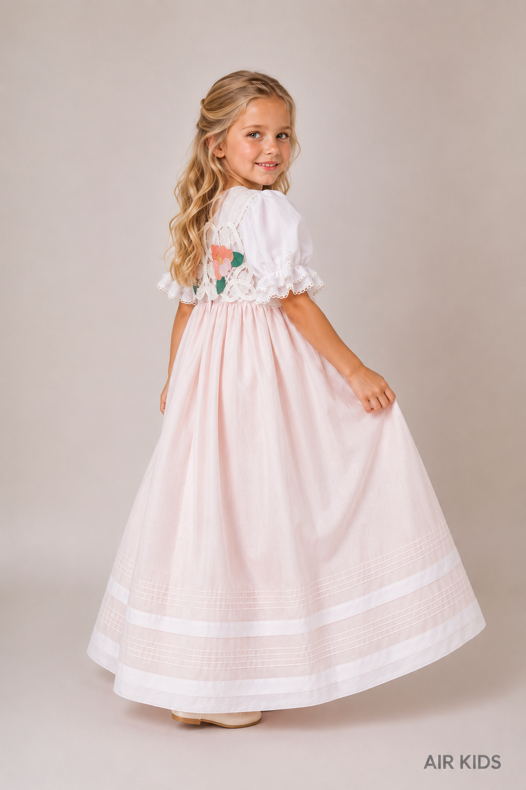 Vestido de Fiesta para Niña Sole 020 Talla 6 Años