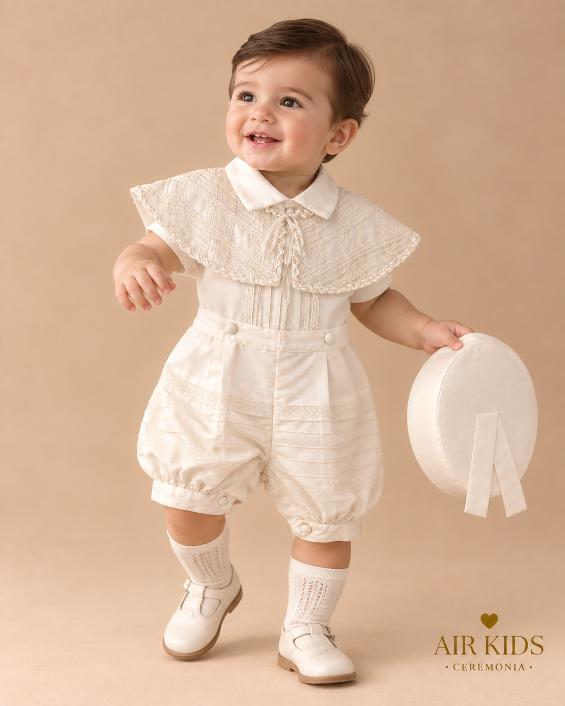 Traje de Bautizo Niño Didi 5476-18 Talla 18 Meses