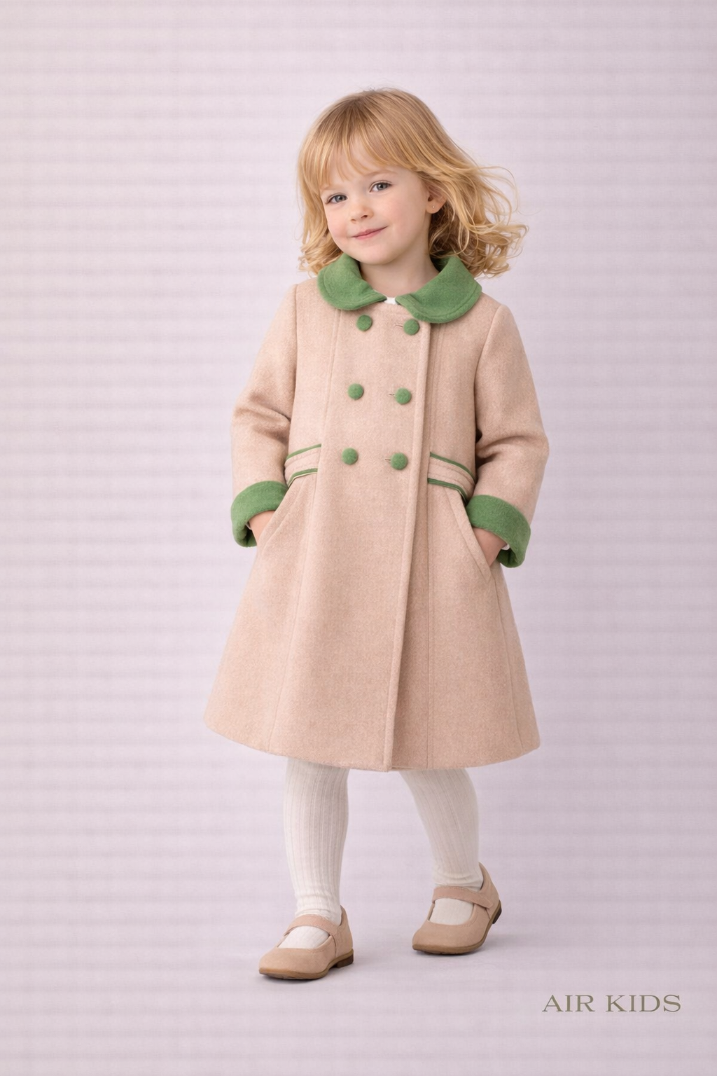 Abrigo para Niña Foque 6534-021 Talla 4 Años