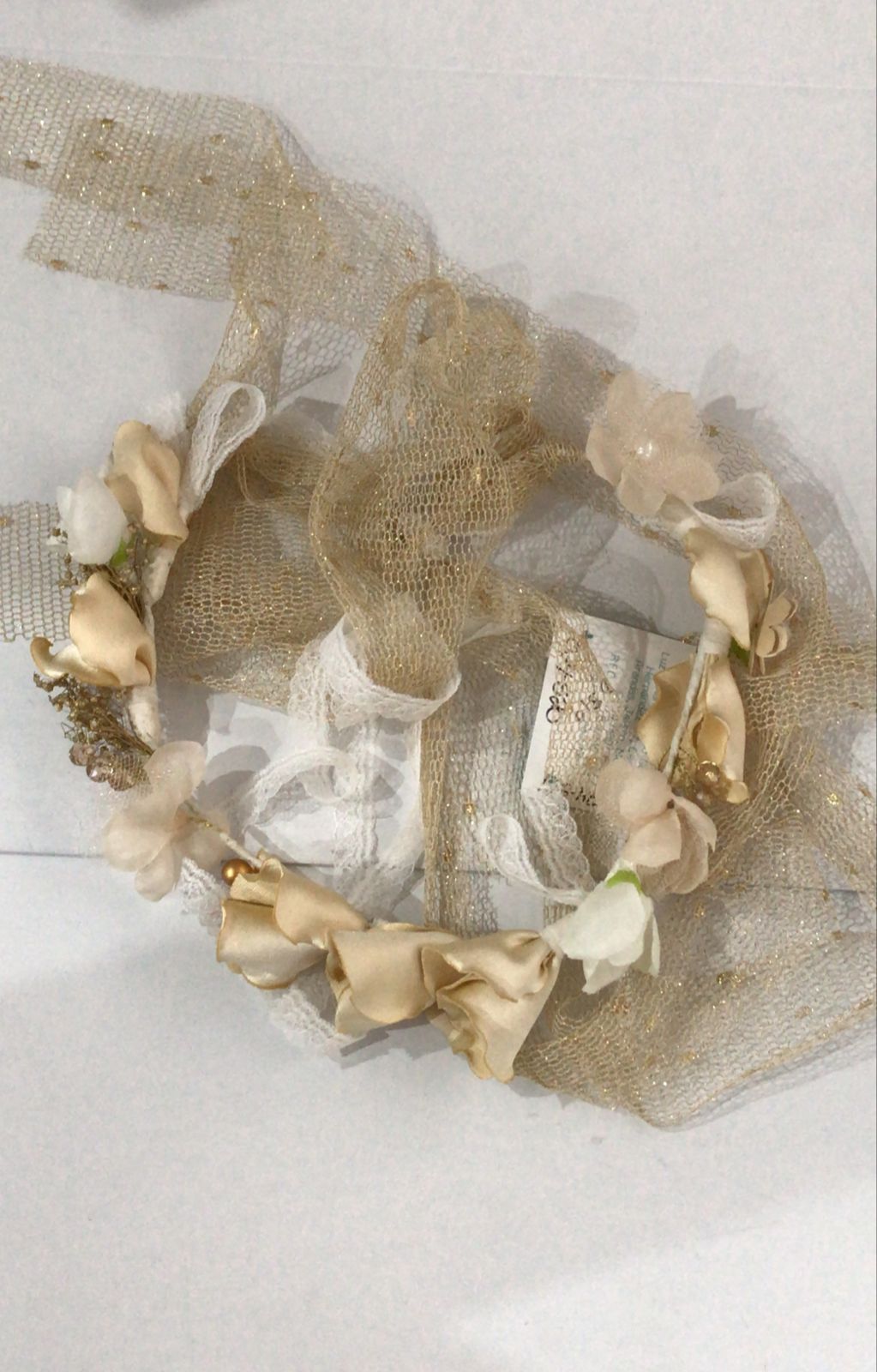 Vestido con Corona de Fiesta para Niñas 24-514 Talla 8 Años