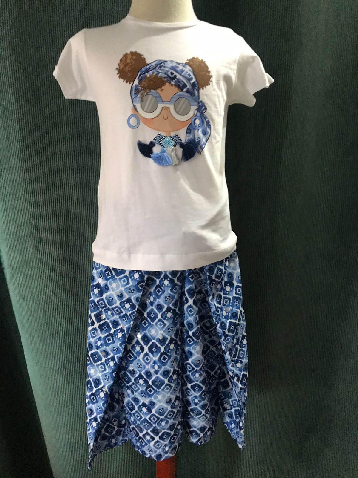 Conjunto para Niña Puebla Mayoral 3016-76 Talla 6 Años