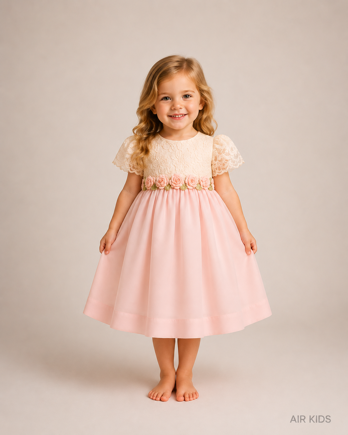 Vestido de Fiesta Para Niña 23-704 Talla 3 años