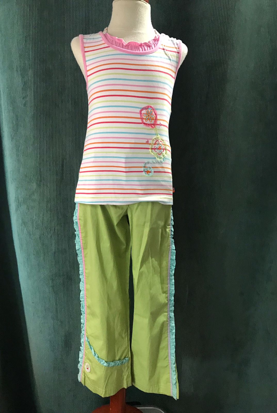 Conjunto para Niña Deux Par Deux  C22 Talla 6 Años