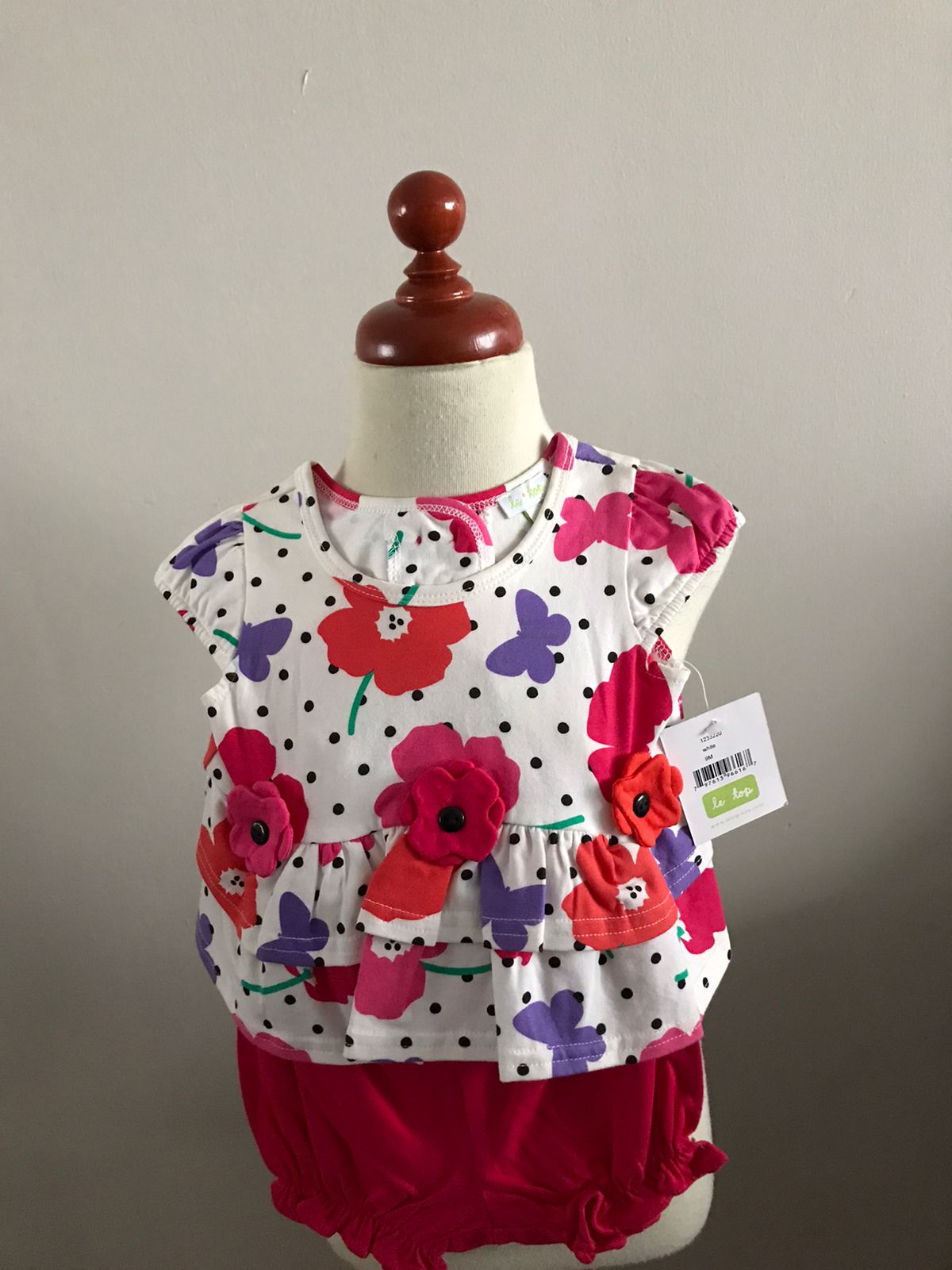 Conjunto de 2pz para Niña Le Top 3220 Talla 9 Meses