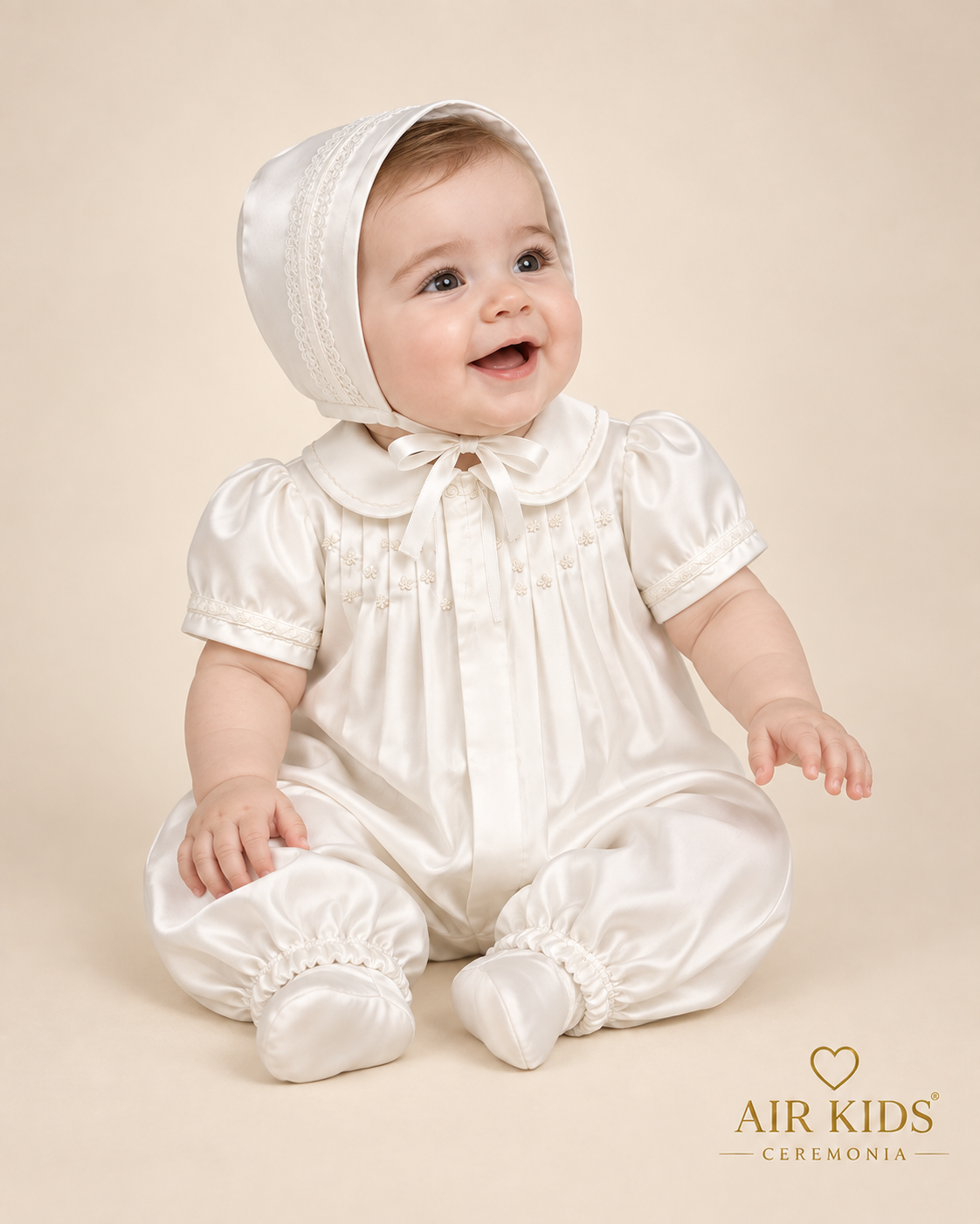Traje para Bautizo Niño Ozi 9301-6 Talla 6 Meses