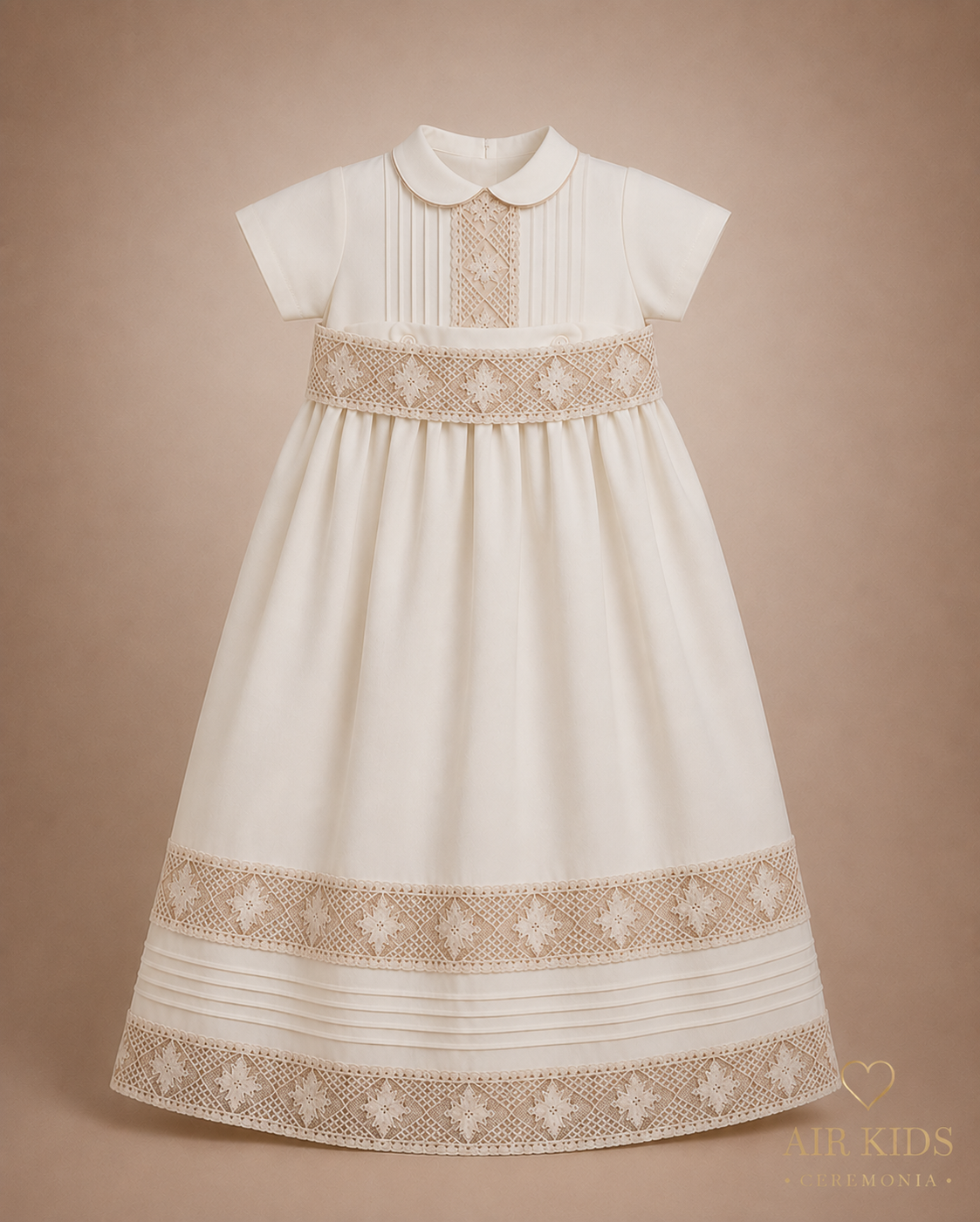 Ropon para Bautizo de Niño 24-205 Talla 18 Meses