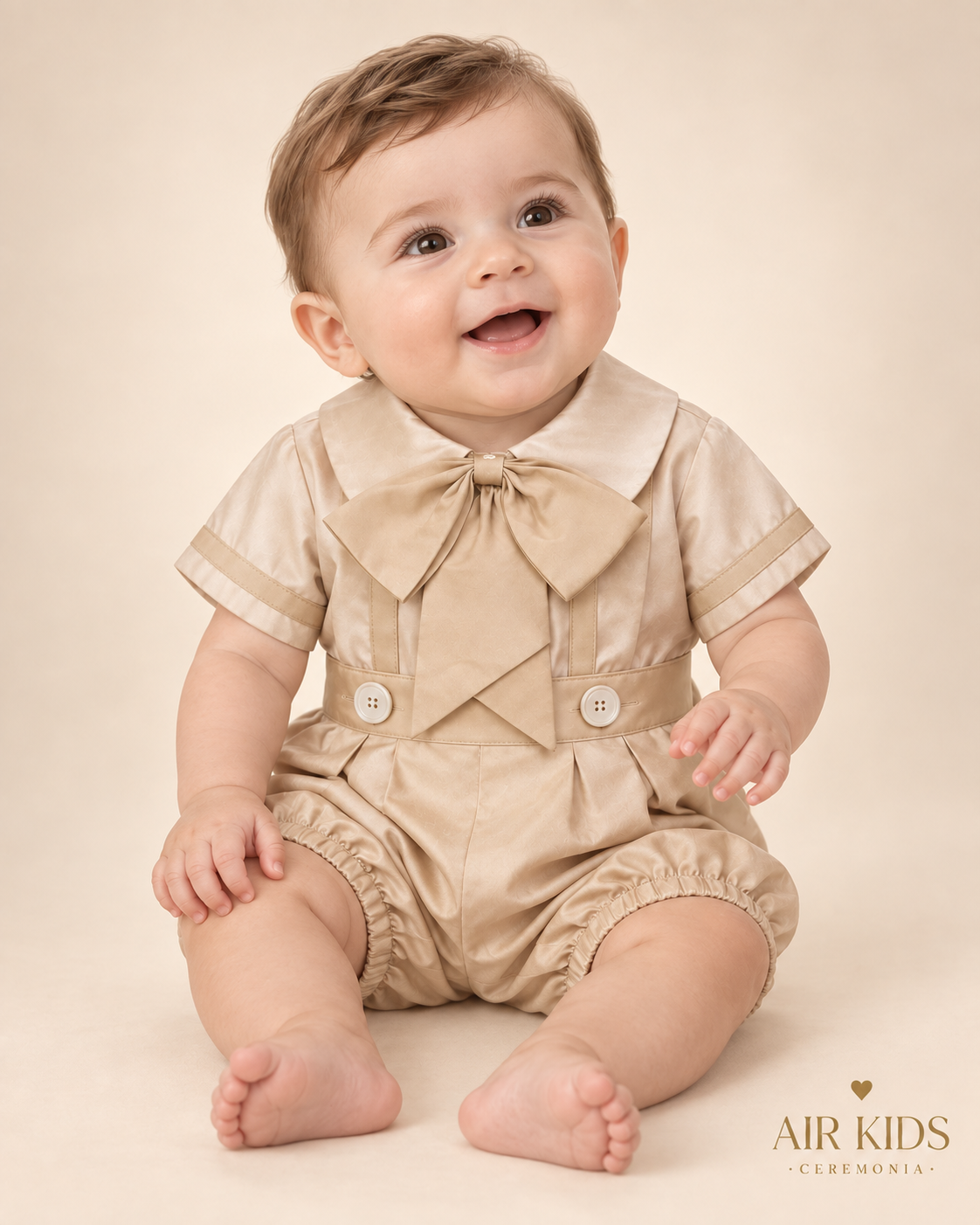 Traje para Bautizo Niño Ange 001-01 Talla 6 Meses