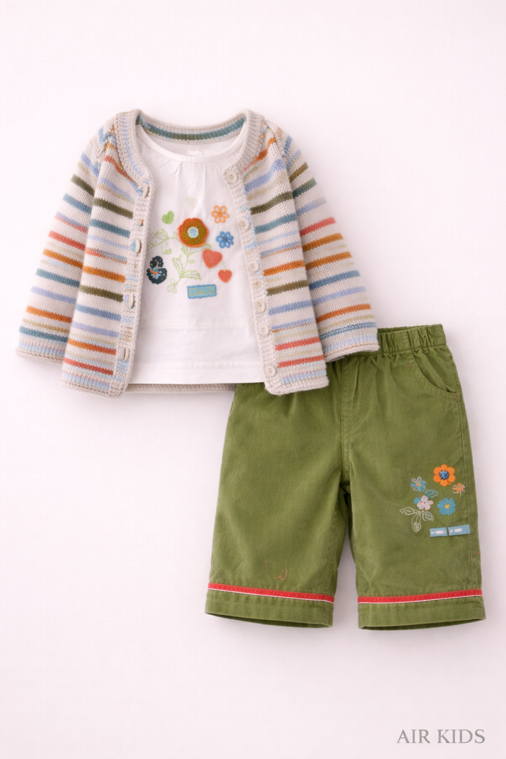 Conjunto de 3pza para Niña Oxygen 1039 Talla 1 Año