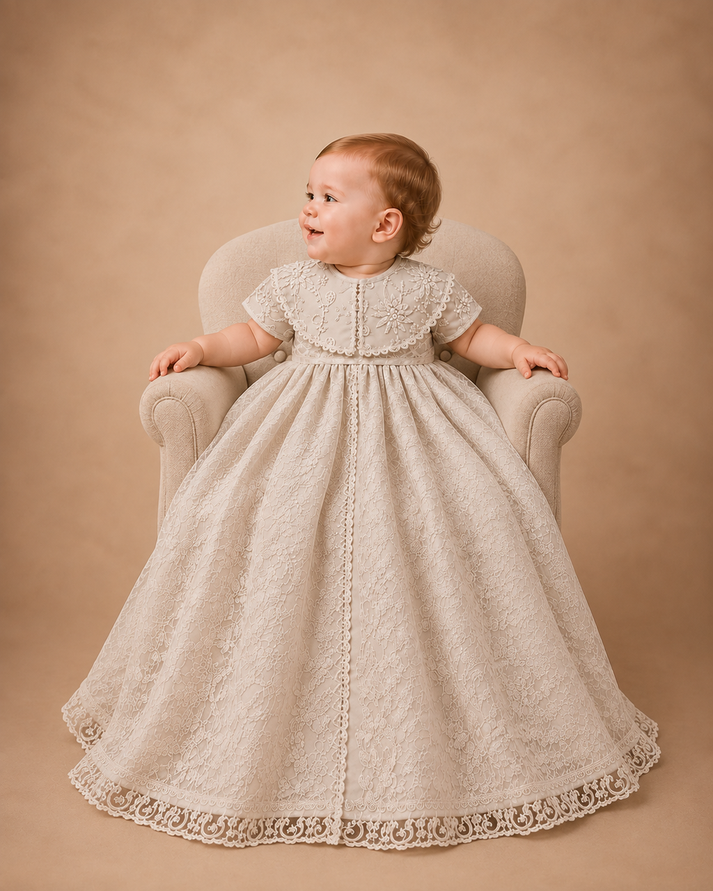 Ropon para Bautizo unisex Ruvilen 435 Talla 12 Meses