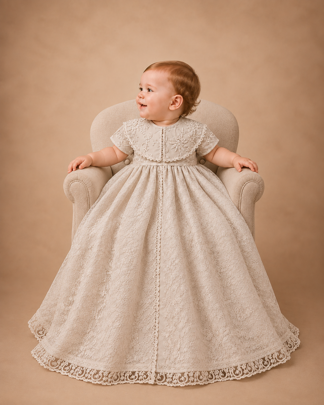 Ropon para Bautizo unisex Ruvilen 435 Talla 12 Meses