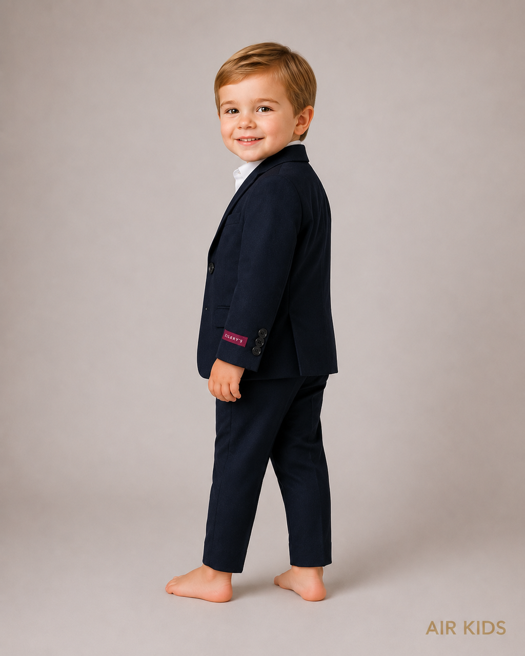 Traje para Niño 2 pza Zilerys Azul Marino 82710 Talla 3 Años