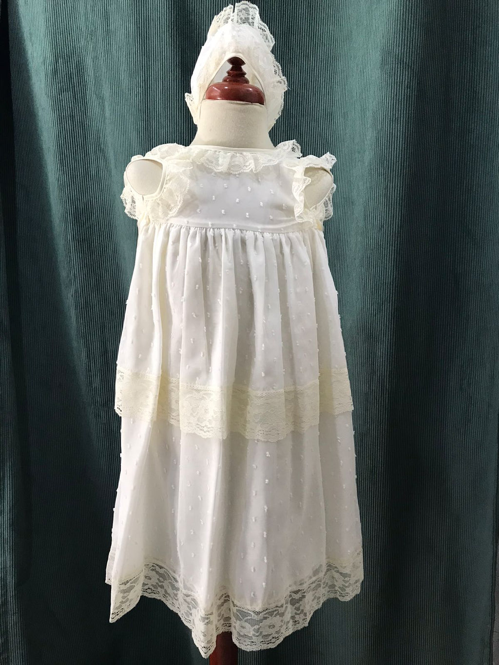 Ropón de Bautizo para Niña Lilus 23192 Talla 6 Meses