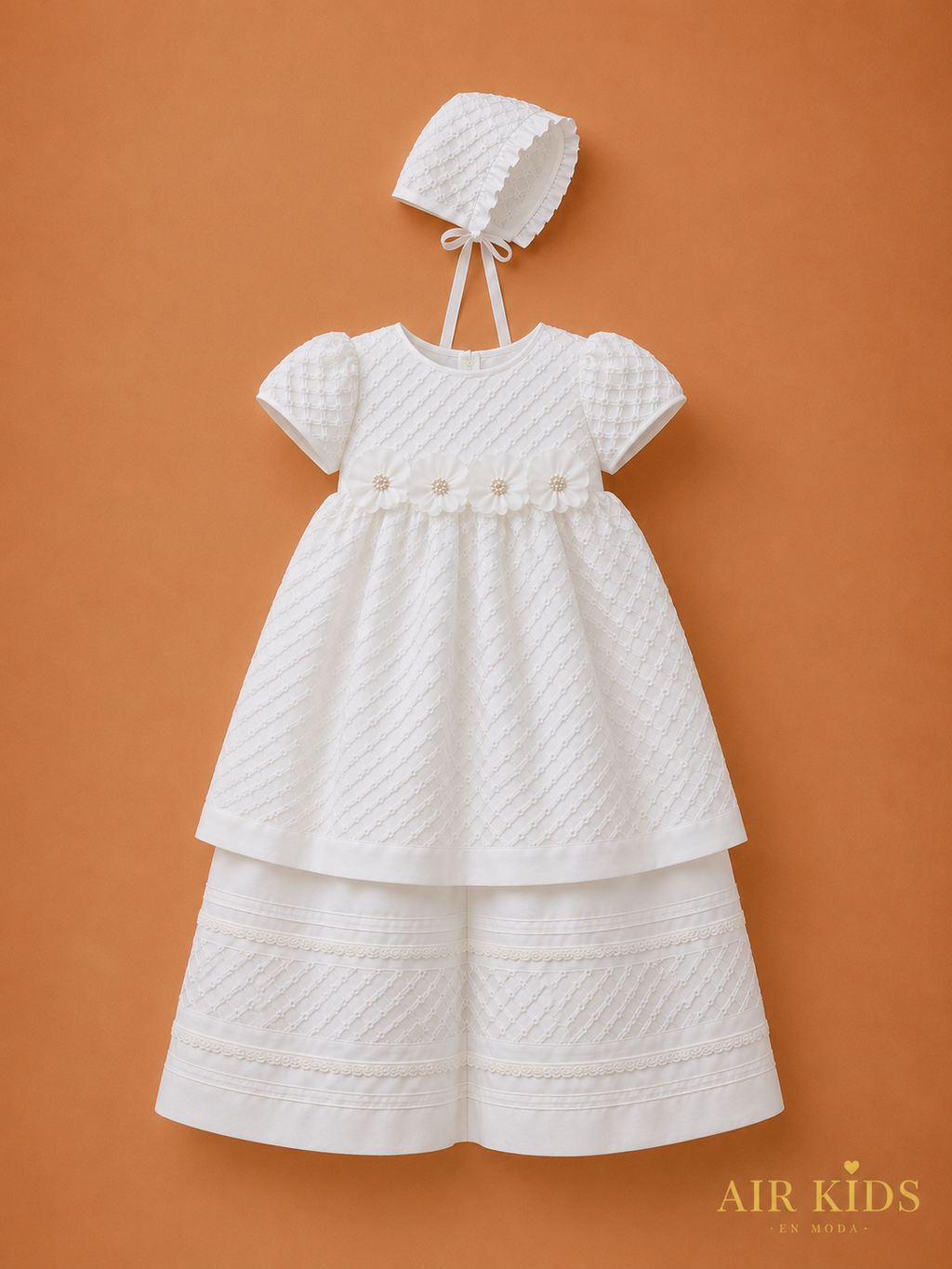 Ropon de Bautizo para Niña Didi 6441 Talla 24 Meses