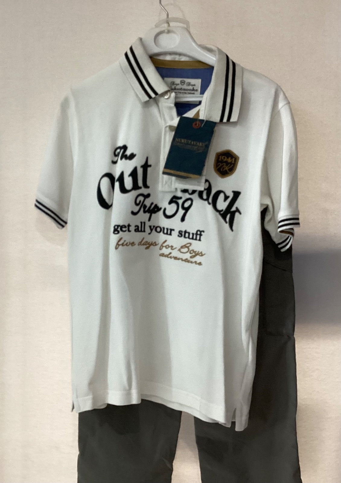 Conjunto de 3pza para Niño Nukutavake 6110-6426 Talla 10 Años