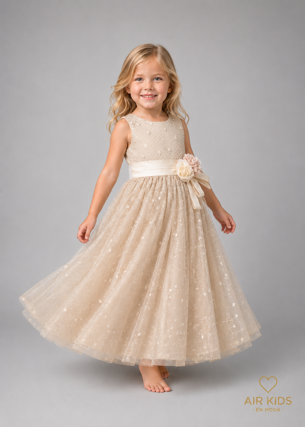 Vestido de Presentacion para Niña 23-022 Talla 4 Años