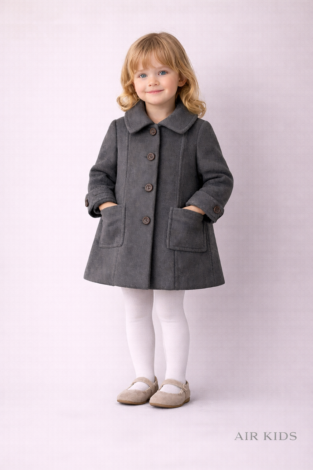 Abrigo Corto para Niño Maria Guajardo 00244 Talla 6 Años