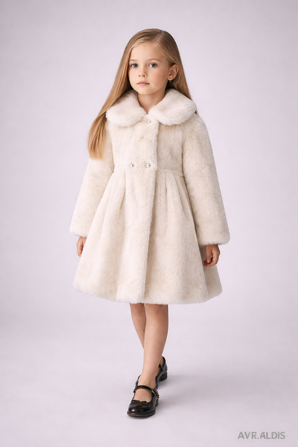 Abrigo Para Niña Mayoral 4410 Talla 6 Años