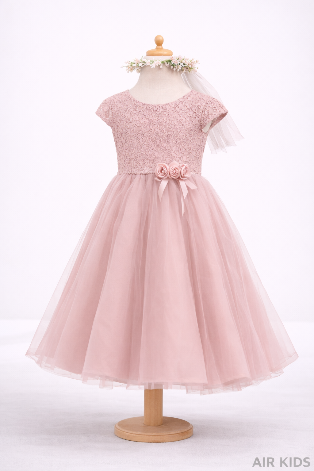 Vestido de Fiesta con Corona para Niña 24-525 Talla 12 Años