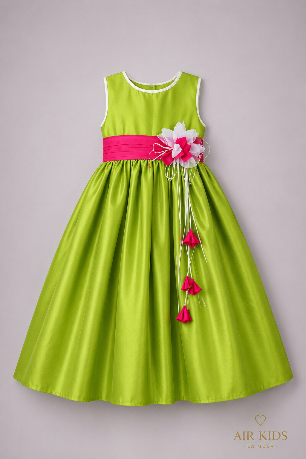 Vestido de Fiesta para Niña 87-701 Talla 4 Años