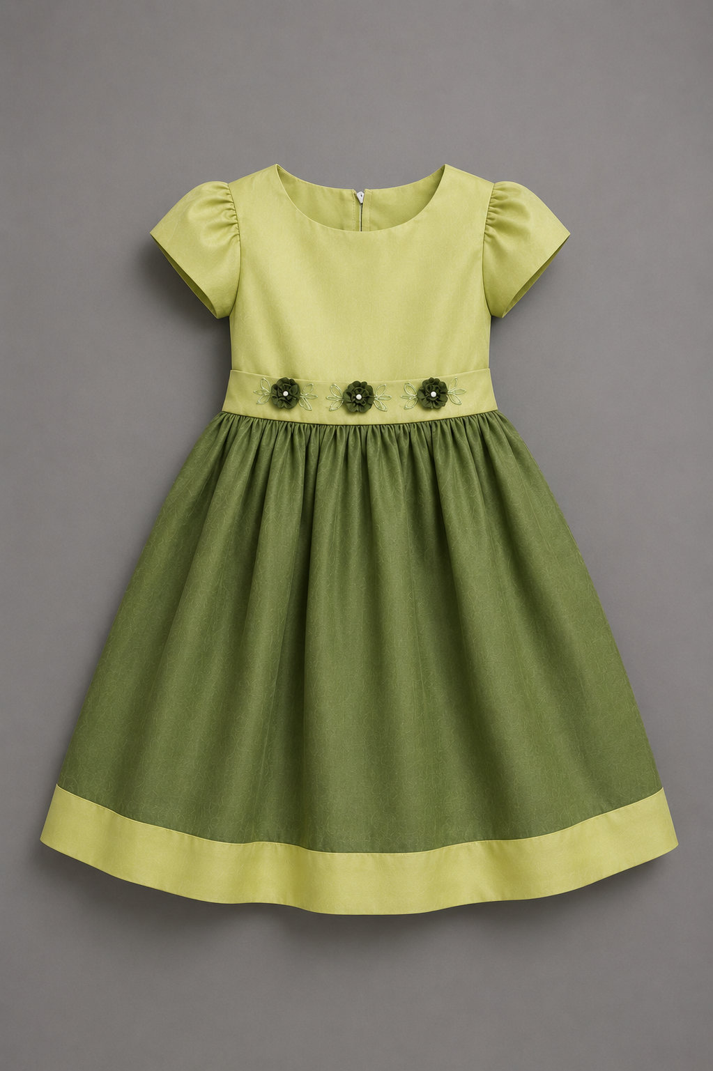 Vestido con Corona de Fiesta para Niña Jessy Franz 0042-V Talla 8 Años