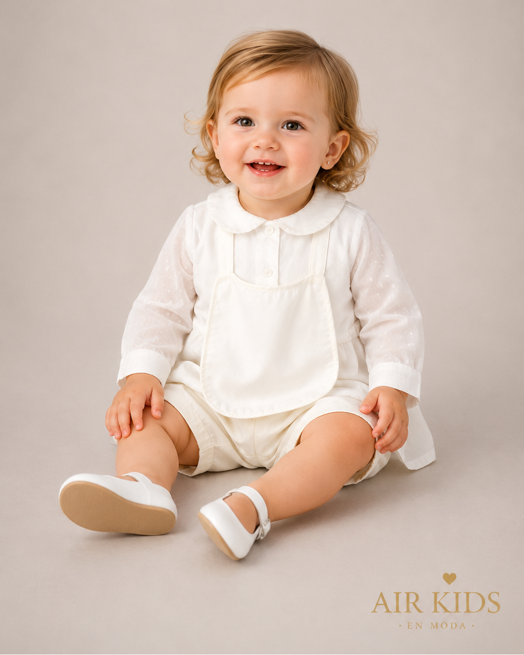 Bata de Bautizo para Niña 293 Talla 24 Meses