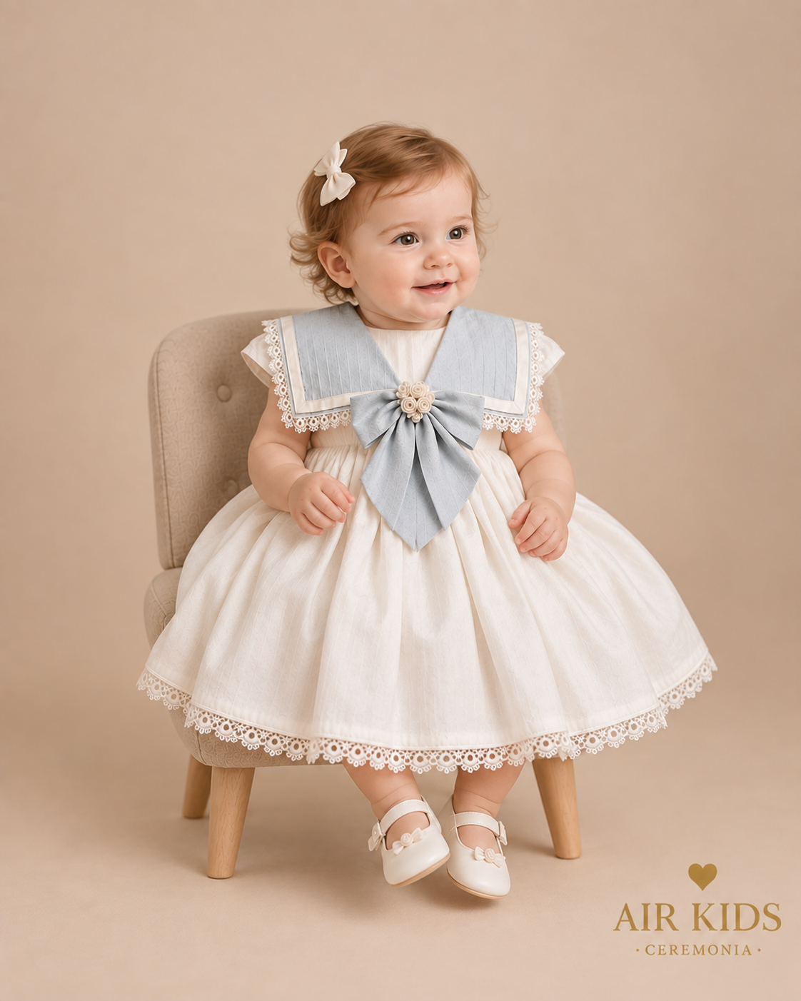 Bata de presentacion para Niña Ange Talla 12 Meses 409
