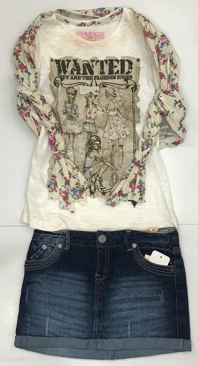 Conjunto para Niña Puebla 