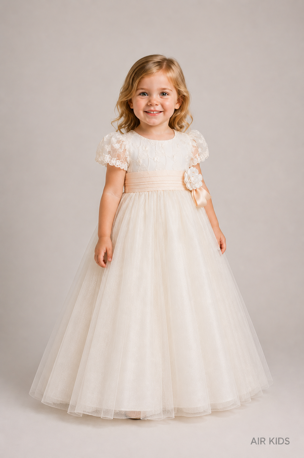 Vestido de Fiesta para Niña 22-707 Talla 3 Años