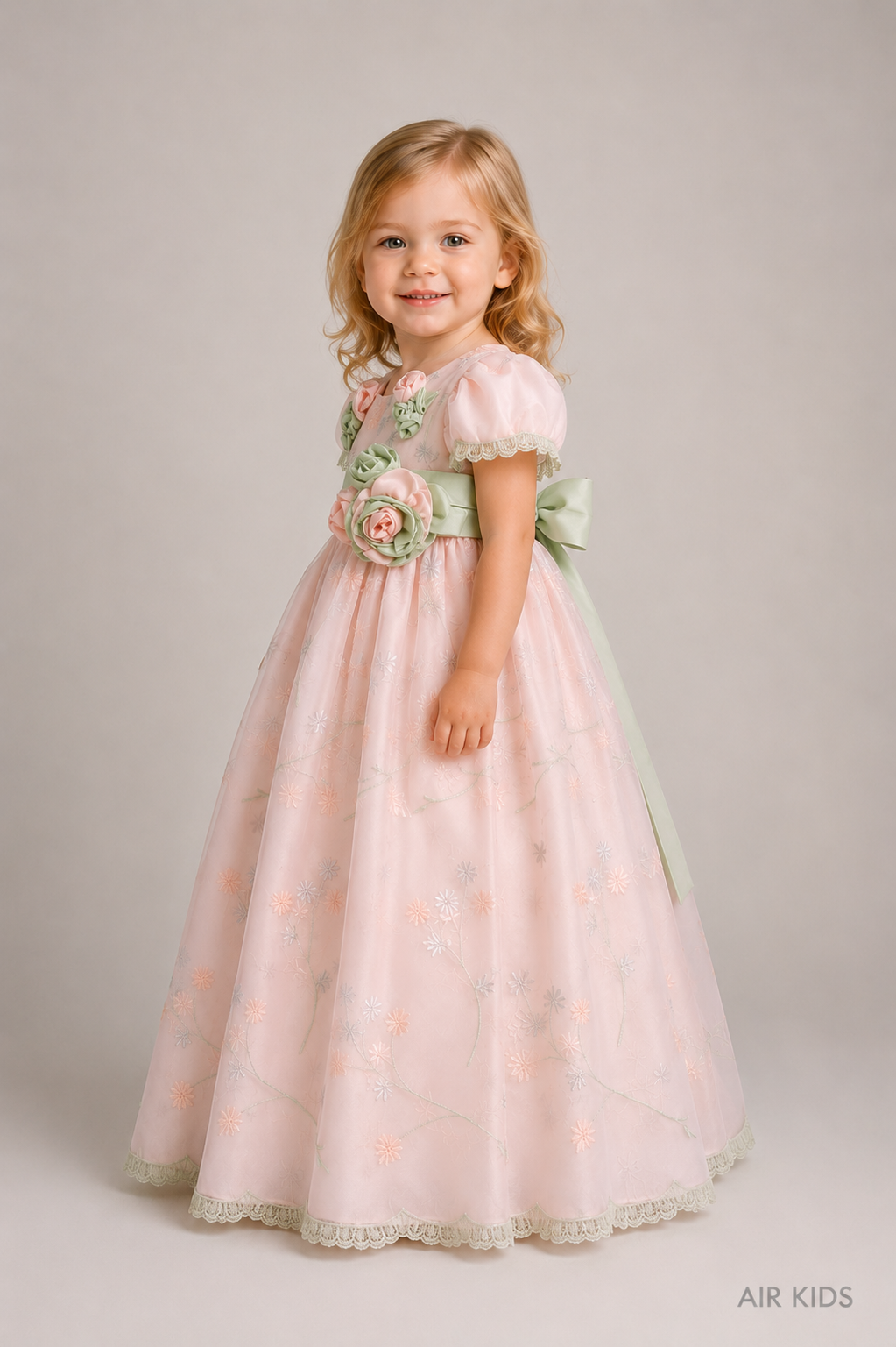 Vestido de Fiesta para Niña 22-709 Talla 2 Años