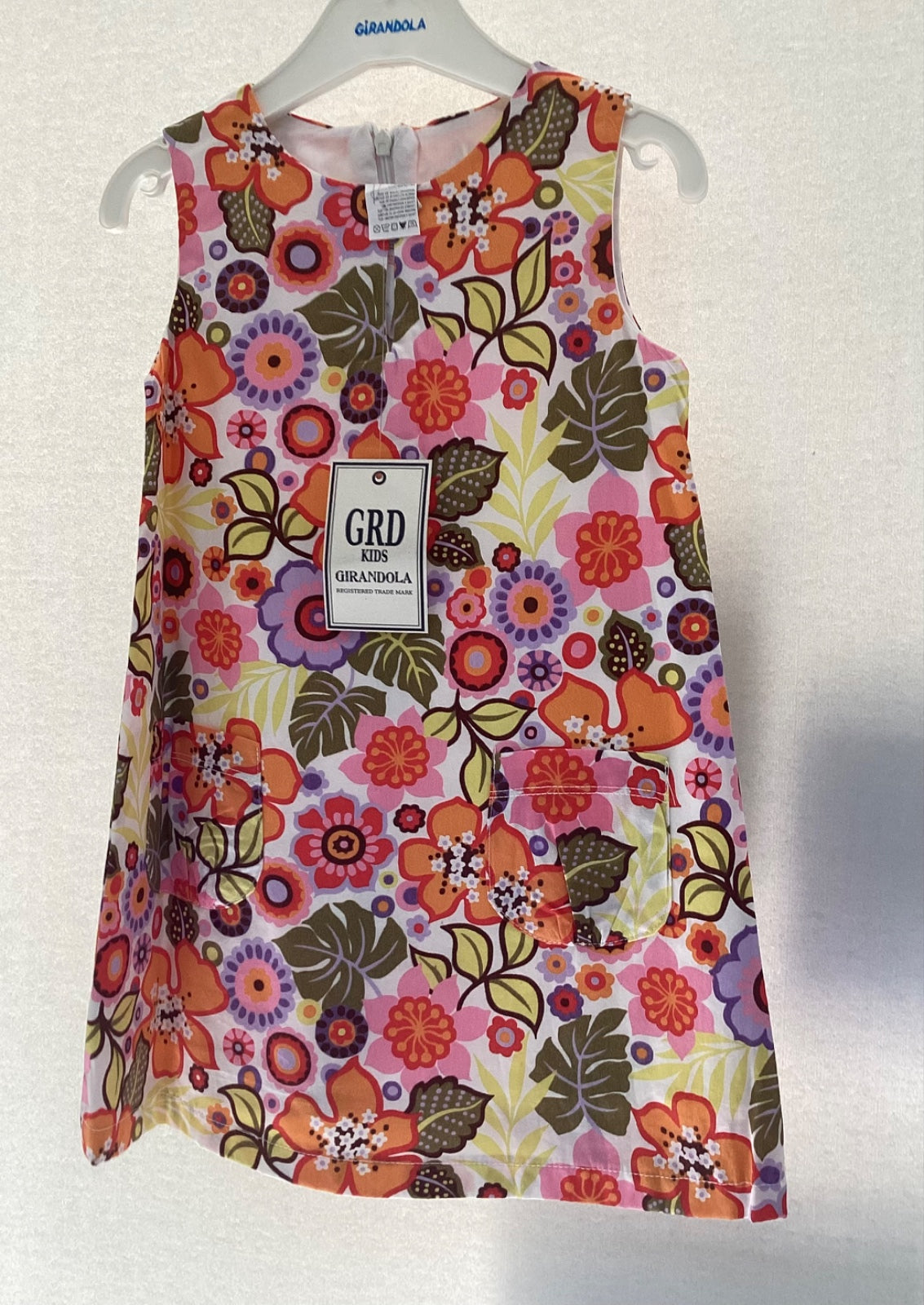 Vestido para Niña Puebla Girandola 174214-9999 Talla 3 Años