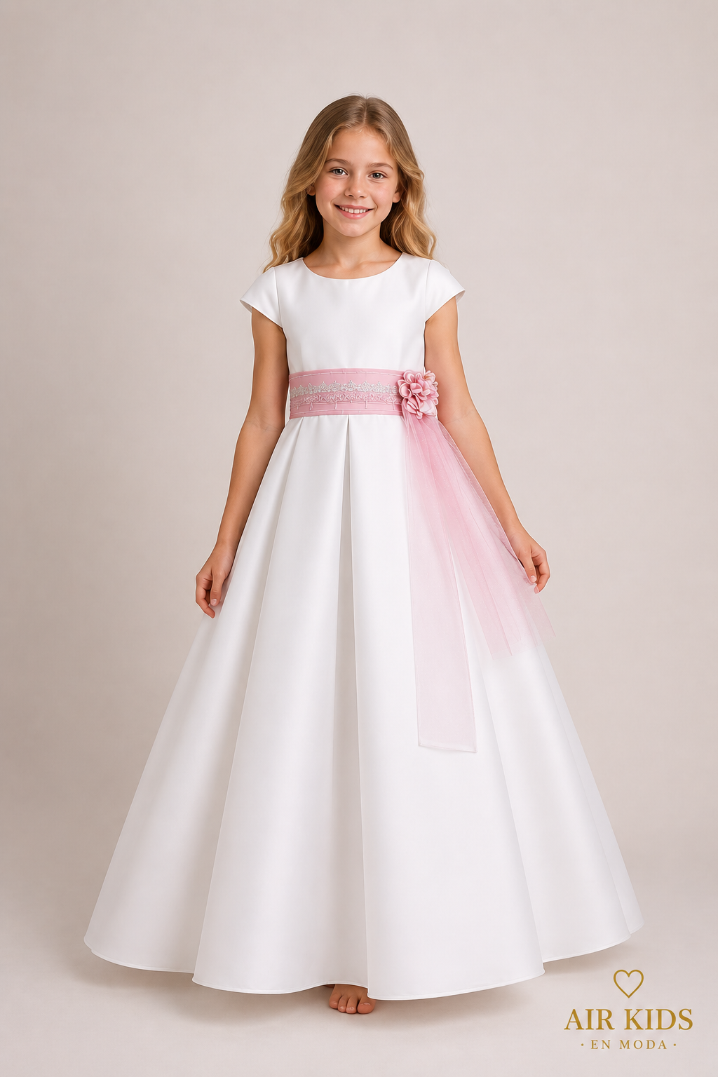 Vestido de primera comunion para niña 