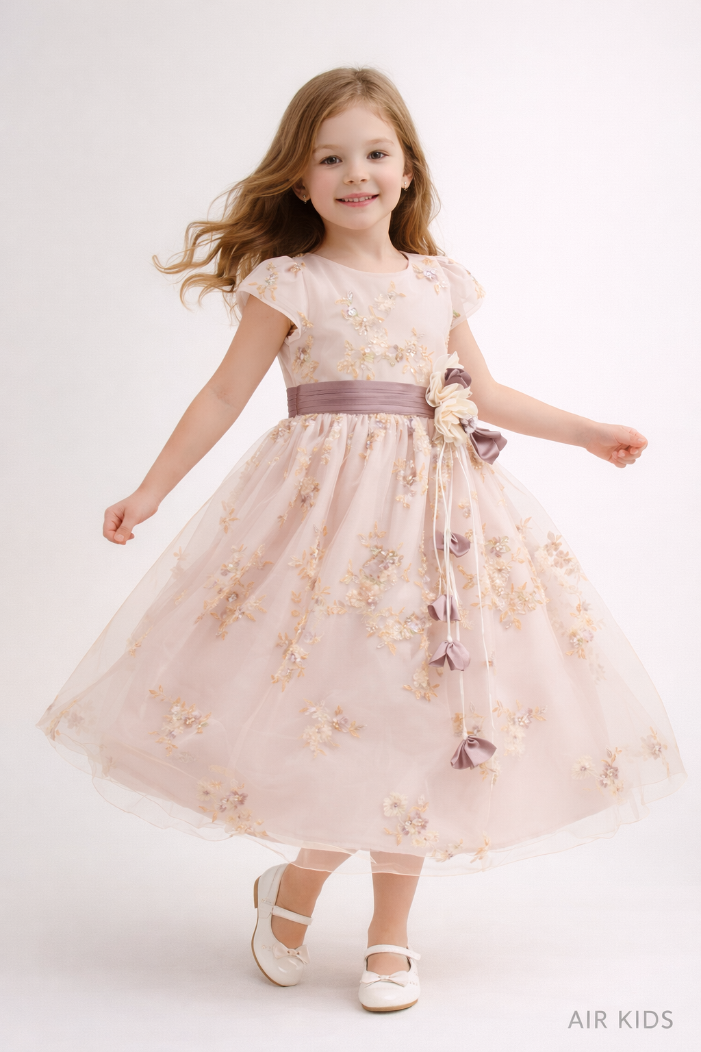 Vestido de Fiesta para Niñas 21-512 Talla 6