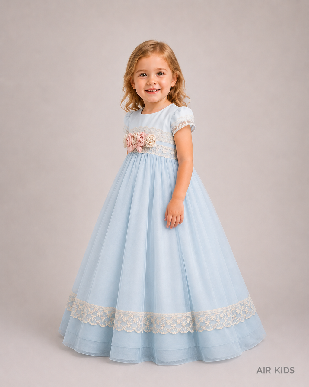 Vestido de Fiesta para Niña 23-707 Talla 3 Años