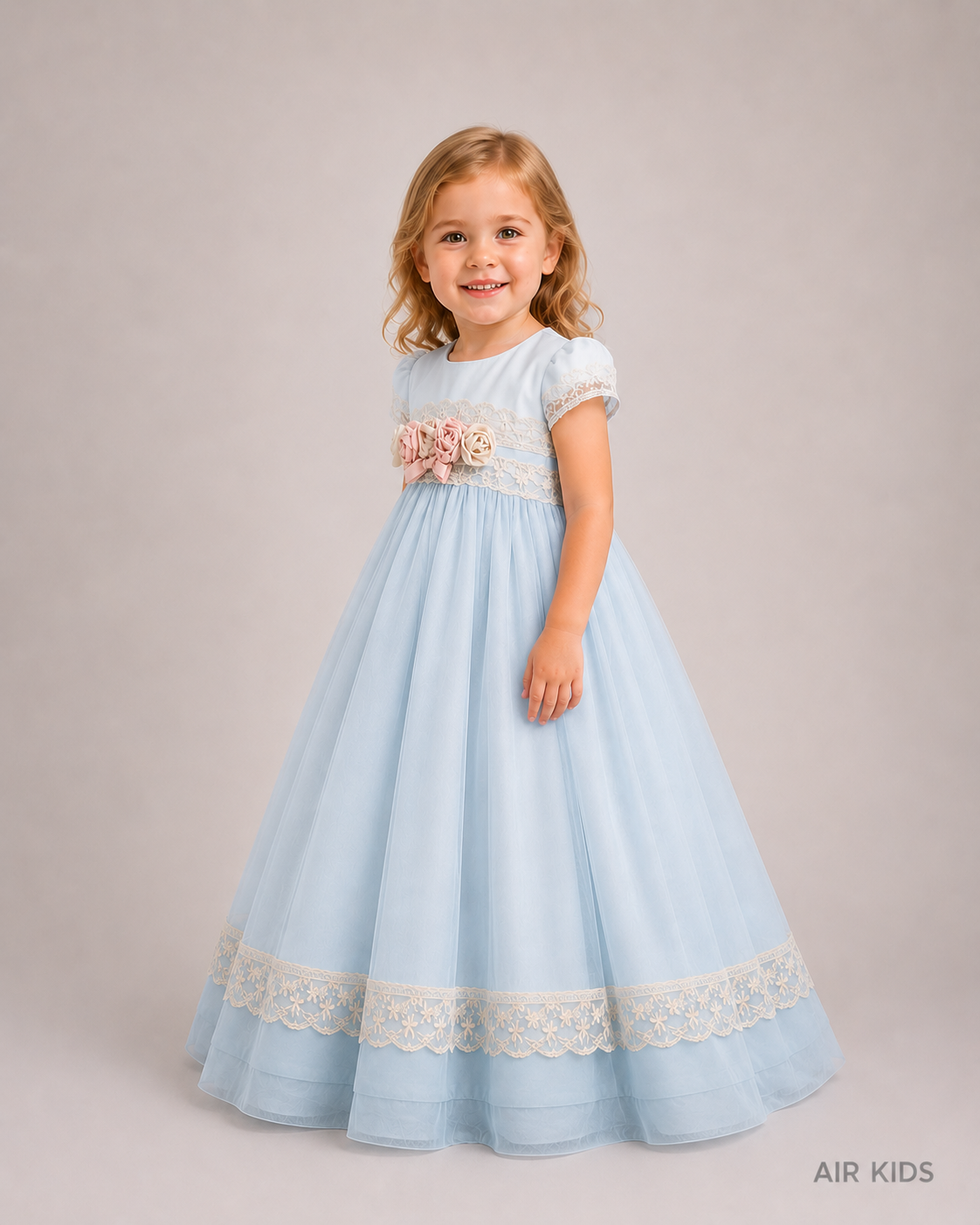 Vestido de Fiesta para Niña 23-707 Talla 3 Años