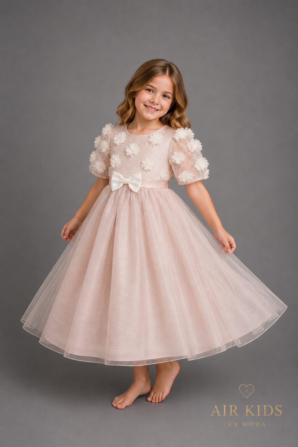 Vestido de Fiesta para Niñas 19-511 Talla 6