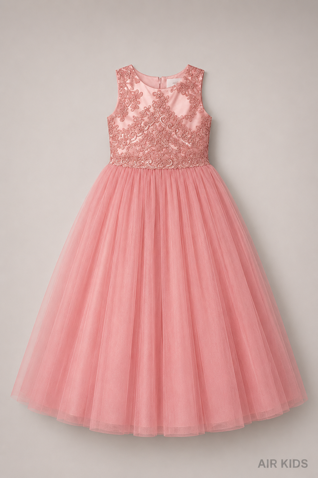 Vestido de Fiesta para Niña con corona 24-520 Talla 6 Años